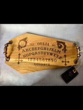 Spooky Night Wooden Ouija Board Charcuterie Board